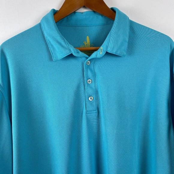 johnnie-O Other - Johnnie-O Prep-Formance Polo Shirt Blue Mens Size 2XL